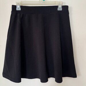 Black skater skirt
